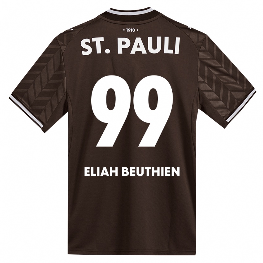 נשים Jaron Eliah Beuthien #99 קפה לבן ג'רזי ביתית 2026/27 חולצה קצרה