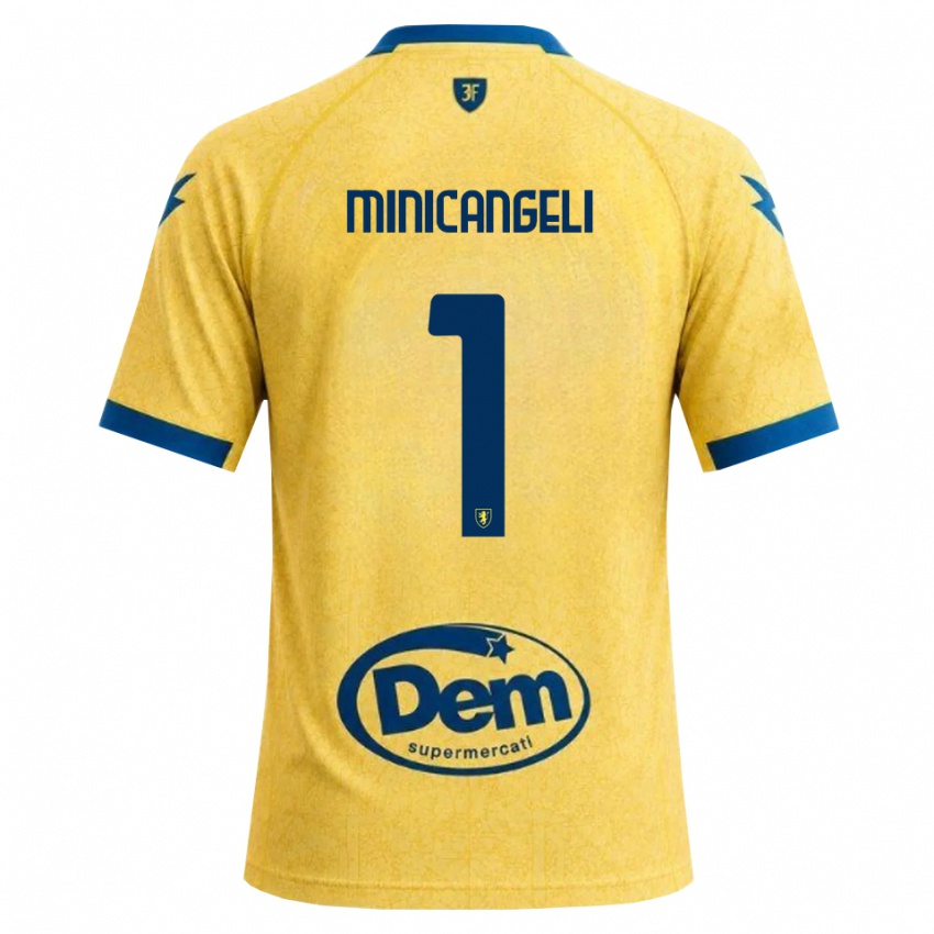 נשים Francesco Minicangeli #1 חאקי שחור כחול ג'רזי ביתית 2026/27 חולצה קצרה