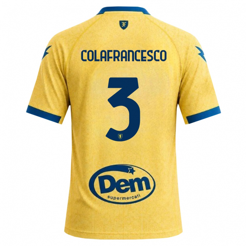 נשים Filippo Colafrancesco #3 חאקי שחור כחול ג'רזי ביתית 2026/27 חולצה קצרה