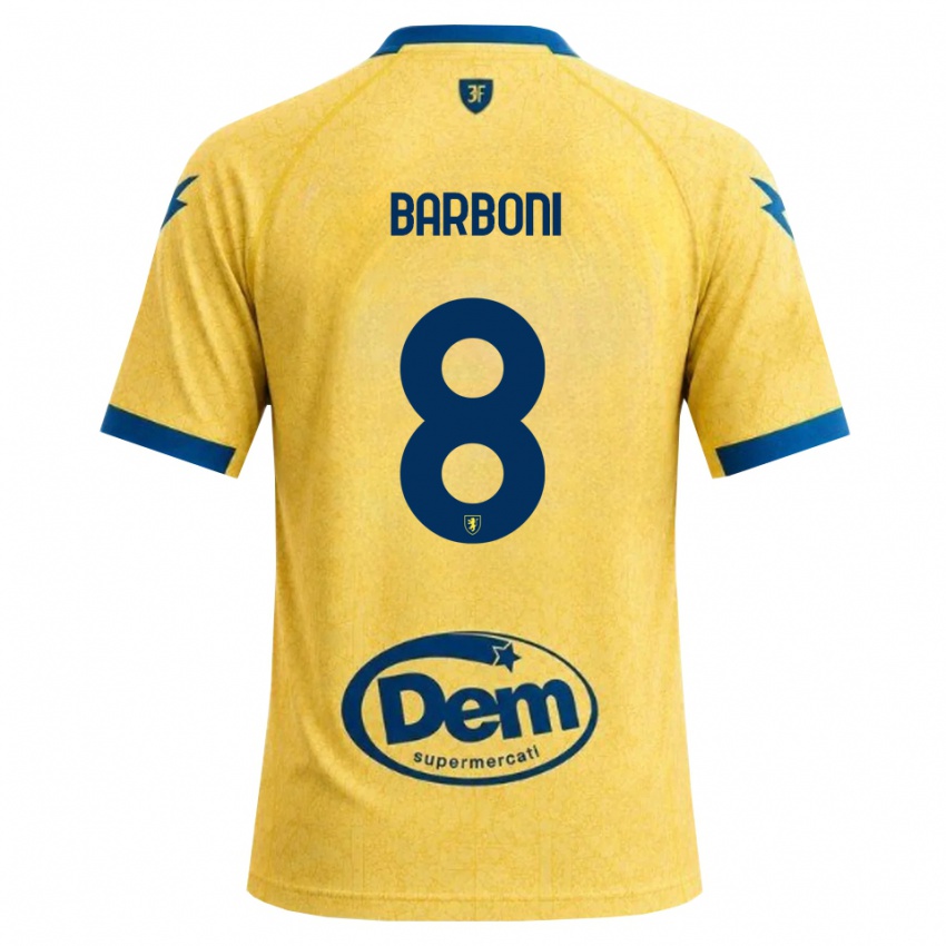 נשים David Barboni #8 חאקי שחור כחול ג'רזי ביתית 2026/27 חולצה קצרה