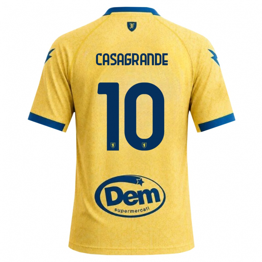 נשים Gianfilippo Casagrande #10 חאקי שחור כחול ג'רזי ביתית 2026/27 חולצה קצרה