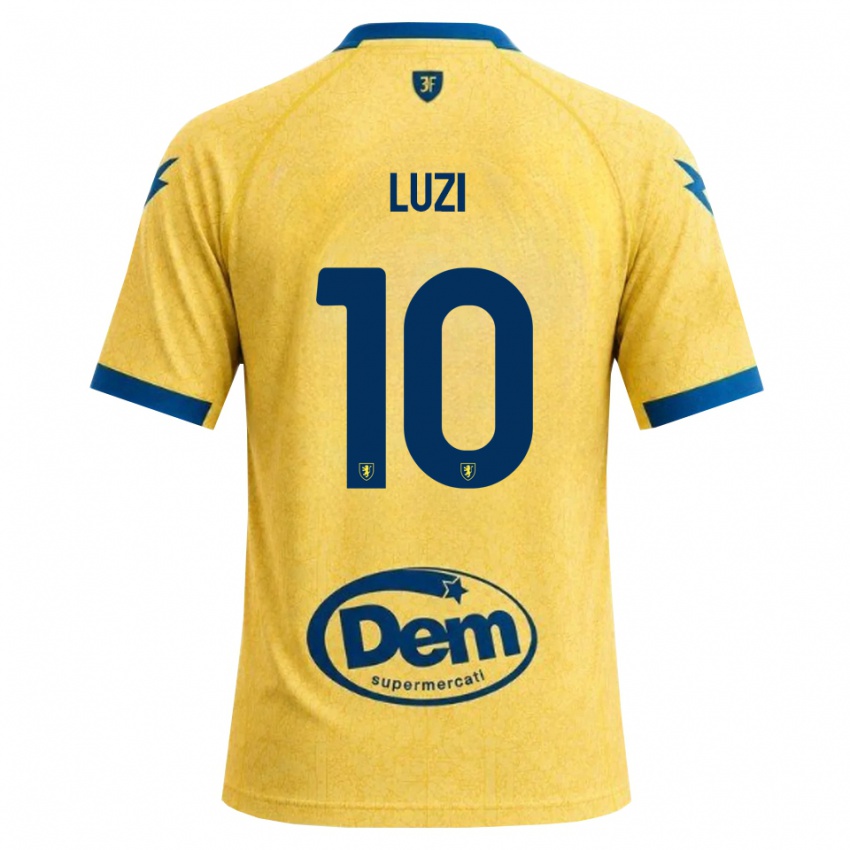 נשים Daniel Luzi #10 חאקי שחור כחול ג'רזי ביתית 2026/27 חולצה קצרה