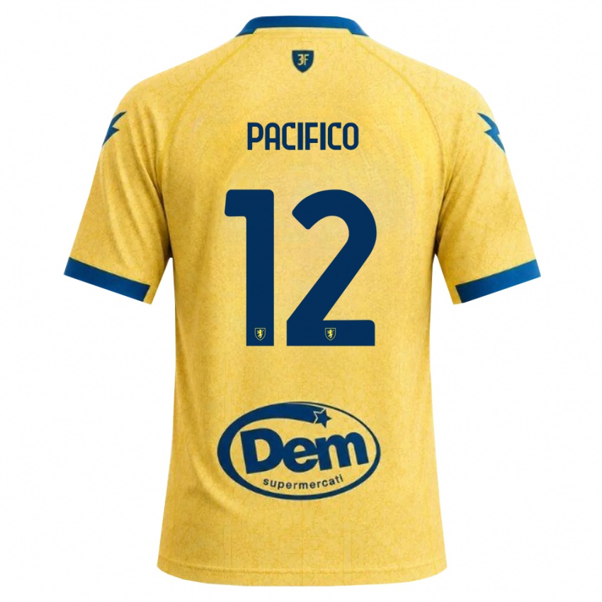 נשים Federico Pacifico #12 חאקי שחור כחול ג'רזי ביתית 2026/27 חולצה קצרה