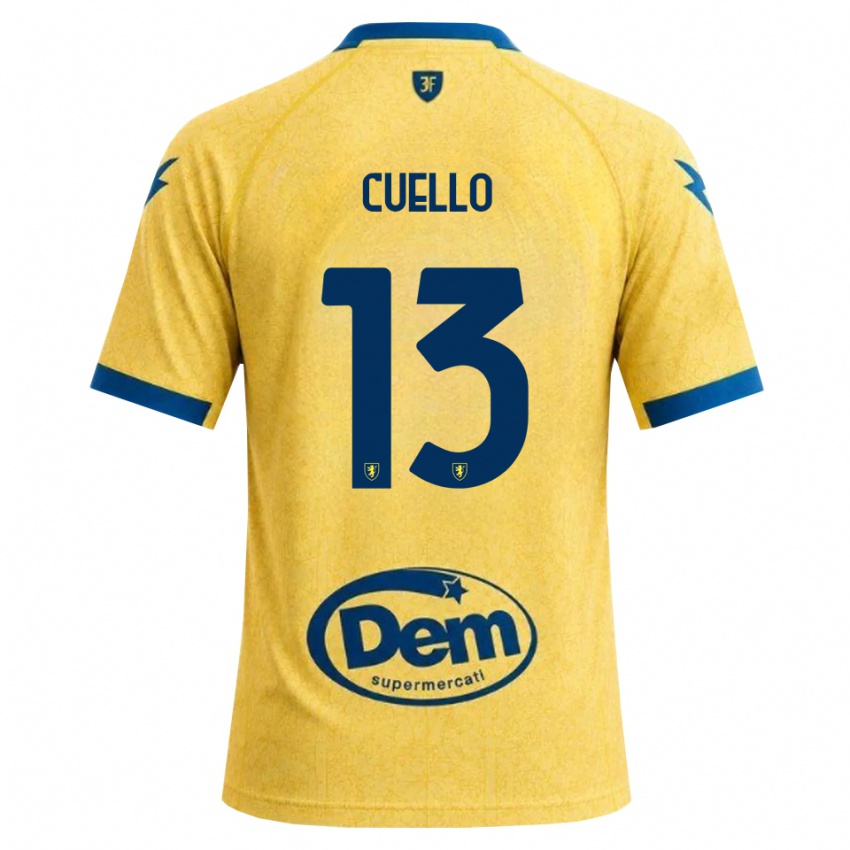 נשים Gabriel Cuello #13 חאקי שחור כחול ג'רזי ביתית 2026/27 חולצה קצרה
