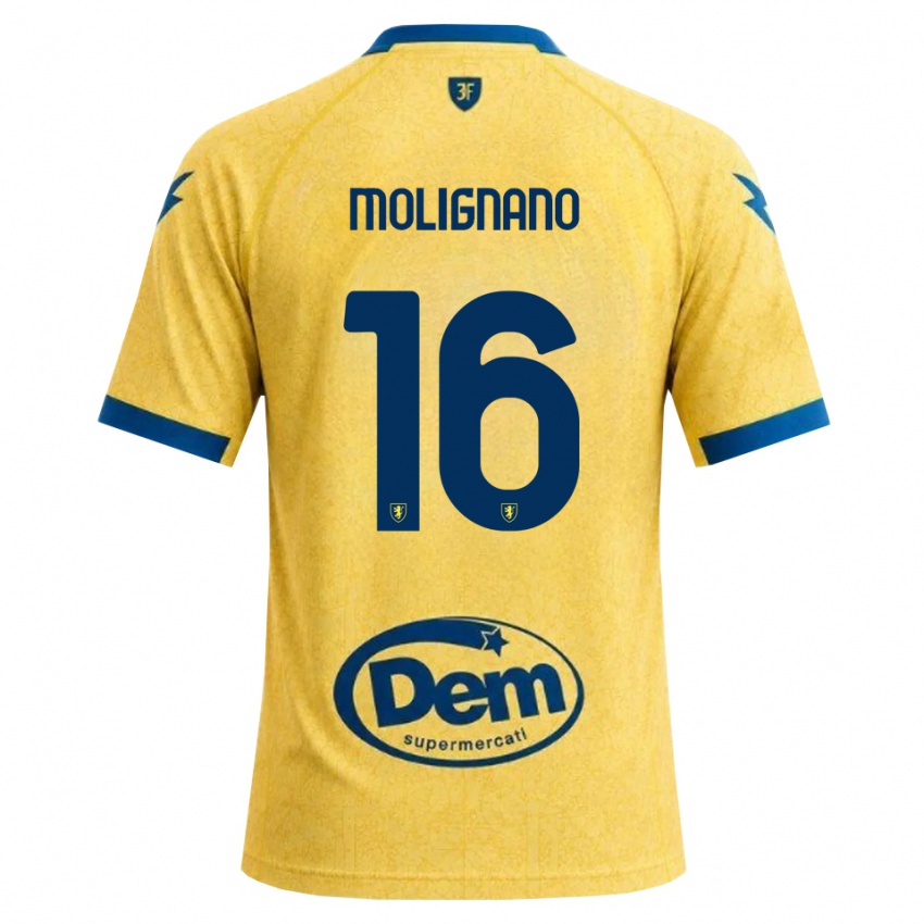 נשים Gaetano Molignano #16 חאקי שחור כחול ג'רזי ביתית 2026/27 חולצה קצרה