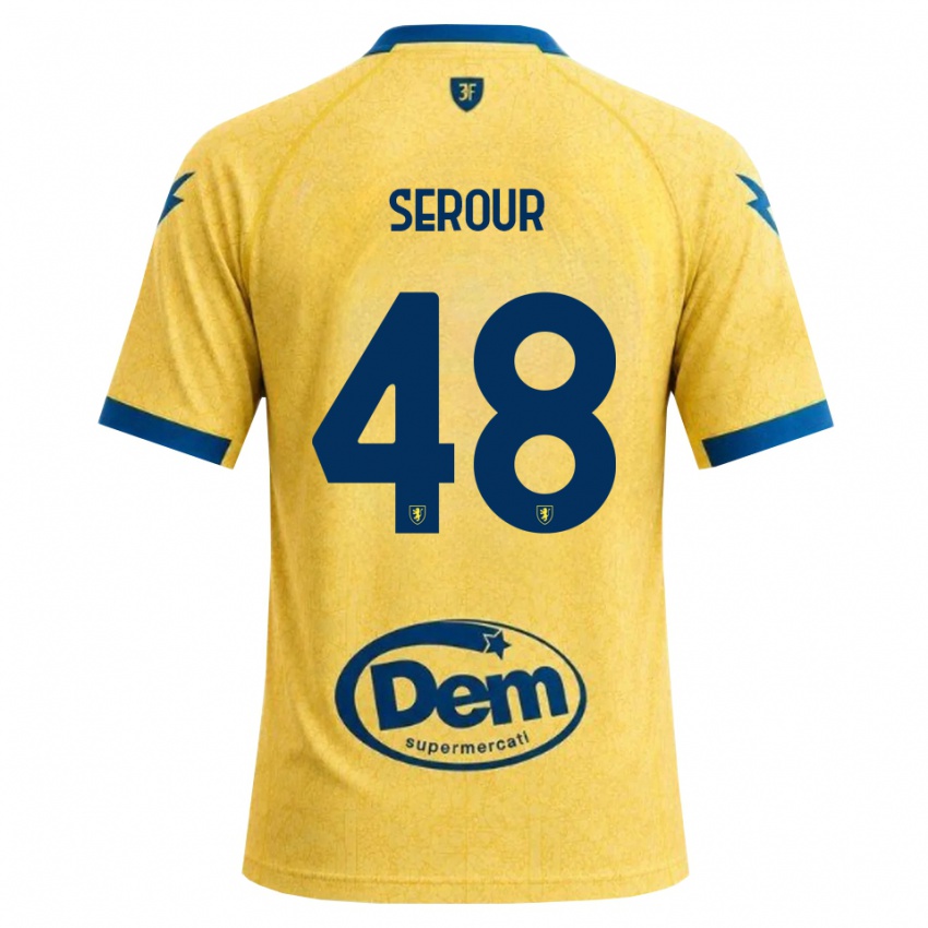נשים Mohamed Serour #48 חאקי שחור כחול ג'רזי ביתית 2026/27 חולצה קצרה