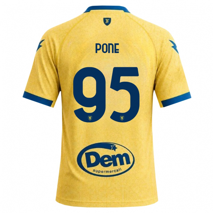 נשים Cristian Pone #95 חאקי שחור כחול ג'רזי ביתית 2026/27 חולצה קצרה