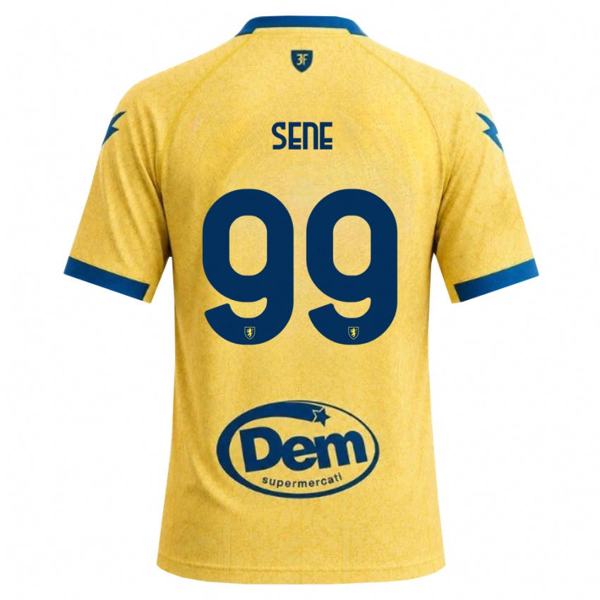 נשים Fallou Sene #99 חאקי שחור כחול ג'רזי ביתית 2026/27 חולצה קצרה