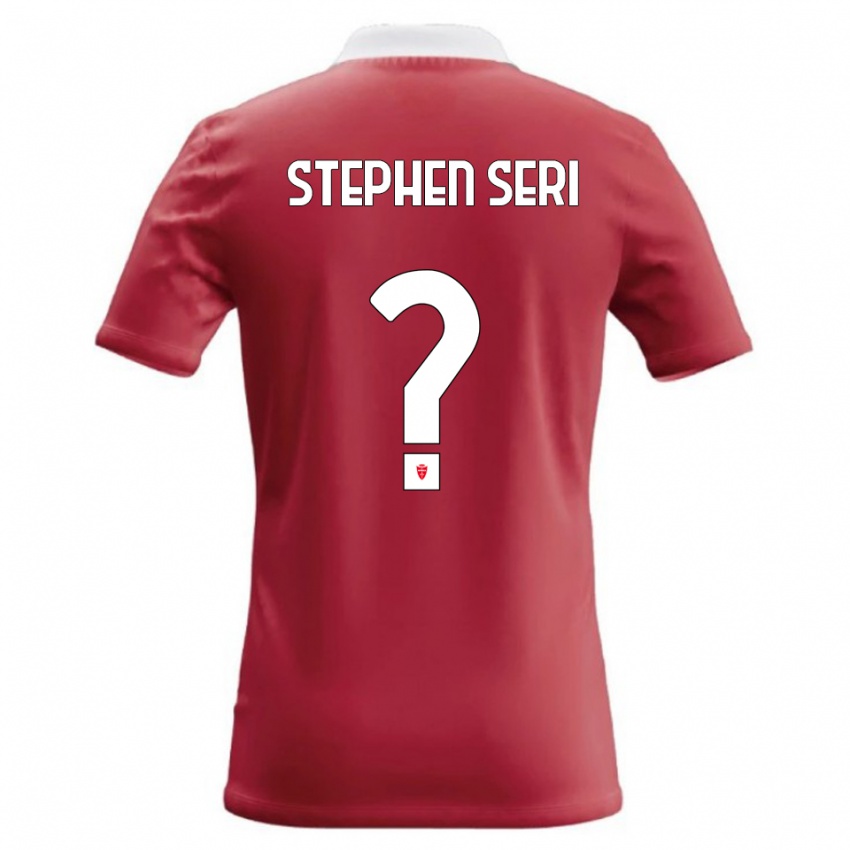 נשים Ange Stephen Seri #0 אדום לבן ג'רזי ביתית 2026/27 חולצה קצרה