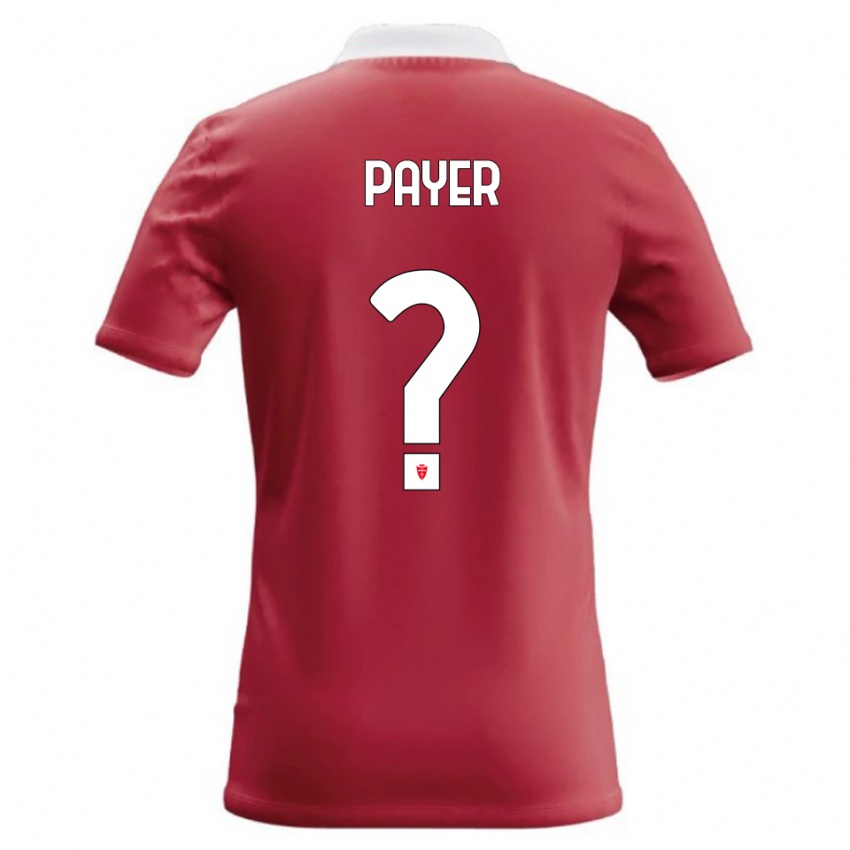 נשים Leonardo Payer #0 אדום לבן ג'רזי ביתית 2026/27 חולצה קצרה
