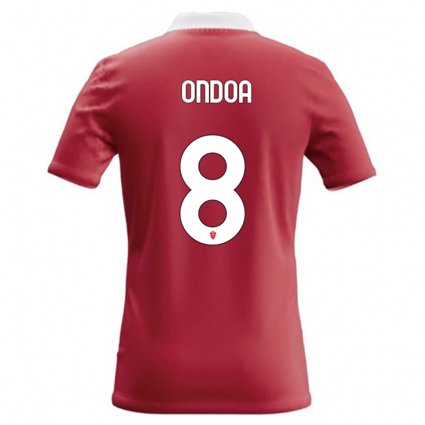 נשים Foe Ondoa #8 אדום לבן ג'רזי ביתית 2026/27 חולצה קצרה