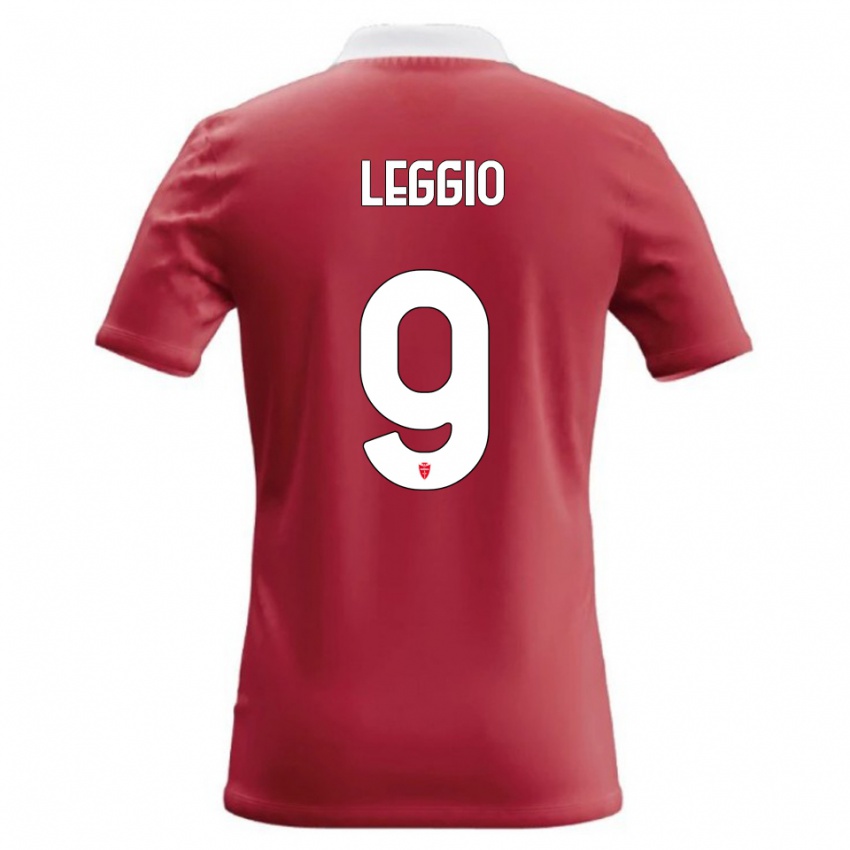 נשים Thomas Leggio #9 אדום לבן ג'רזי ביתית 2026/27 חולצה קצרה