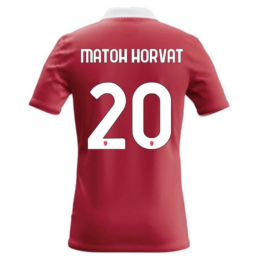 נשים Liam Matoh Horvat #20 אדום לבן ג'רזי ביתית 2026/27 חולצה קצרה