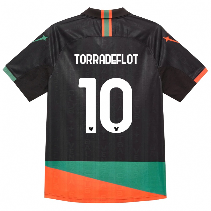 נשים Queral Torradeflot #10 שחור כתום ירוק ג'רזי ביתית 2026/27 חולצה קצרה