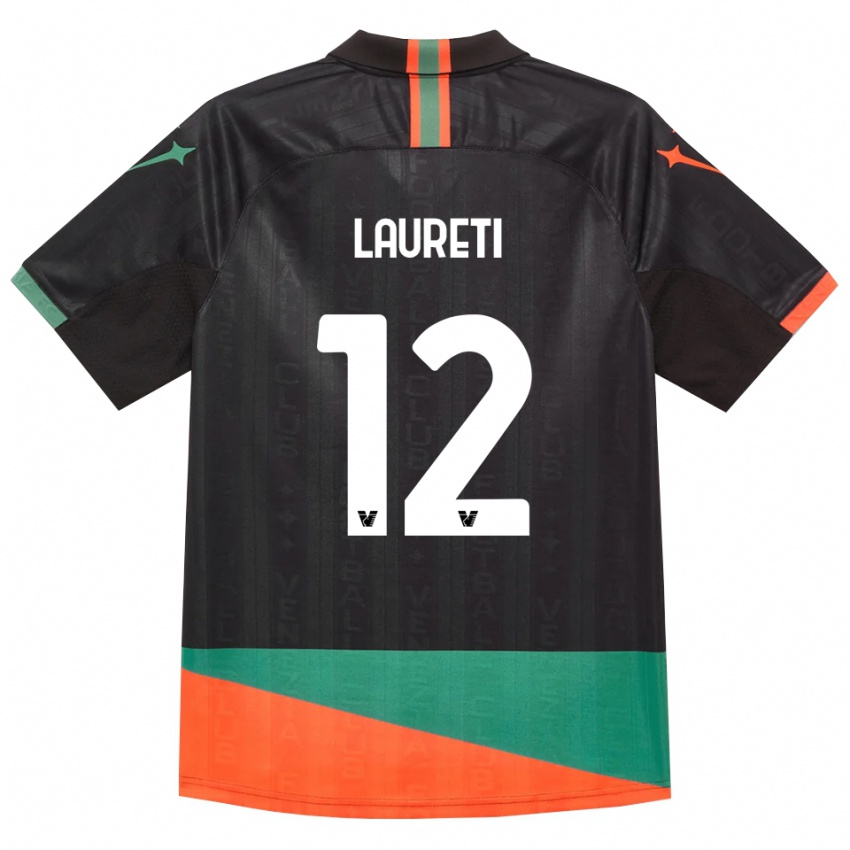 נשים Tommaso Laureti #12 שחור כתום ירוק ג'רזי ביתית 2026/27 חולצה קצרה