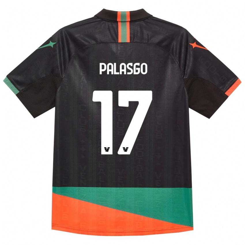 נשים Gianmarco Palasgo #17 שחור כתום ירוק ג'רזי ביתית 2026/27 חולצה קצרה