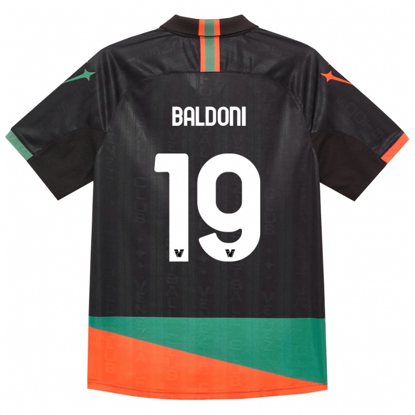 נשים Edoardo Baldoni #19 שחור כתום ירוק ג'רזי ביתית 2026/27 חולצה קצרה