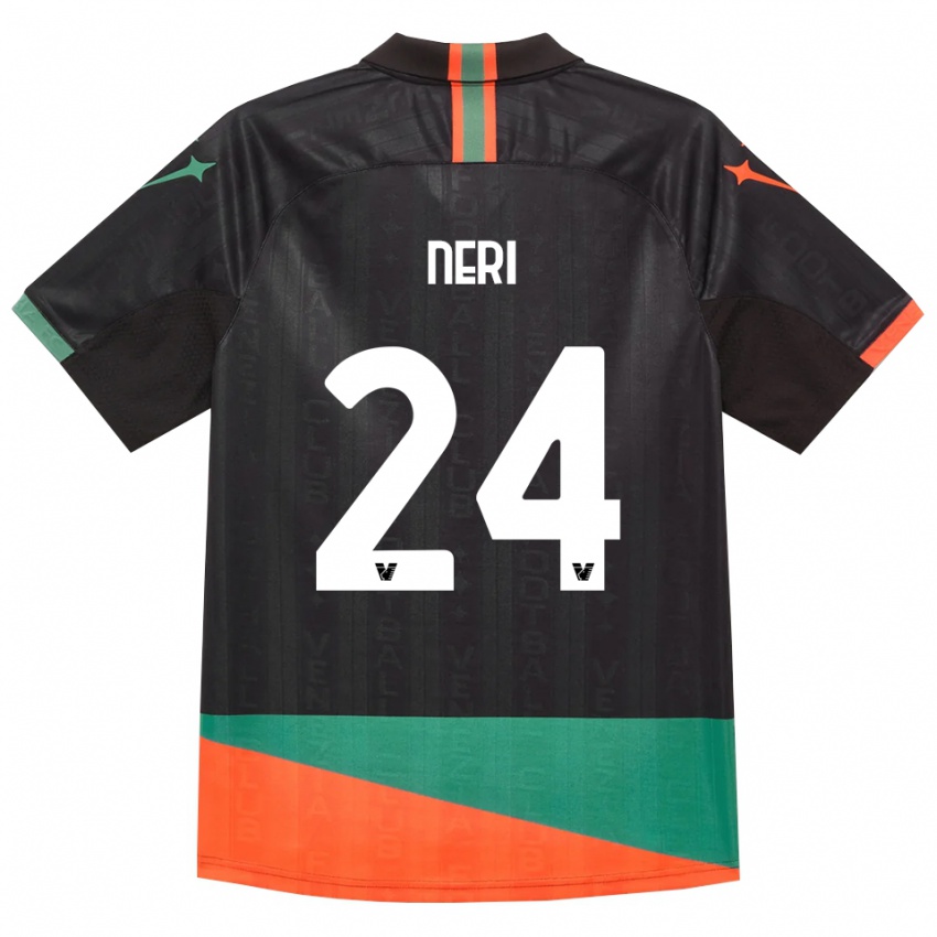 נשים Filippo Neri #24 שחור כתום ירוק ג'רזי ביתית 2026/27 חולצה קצרה