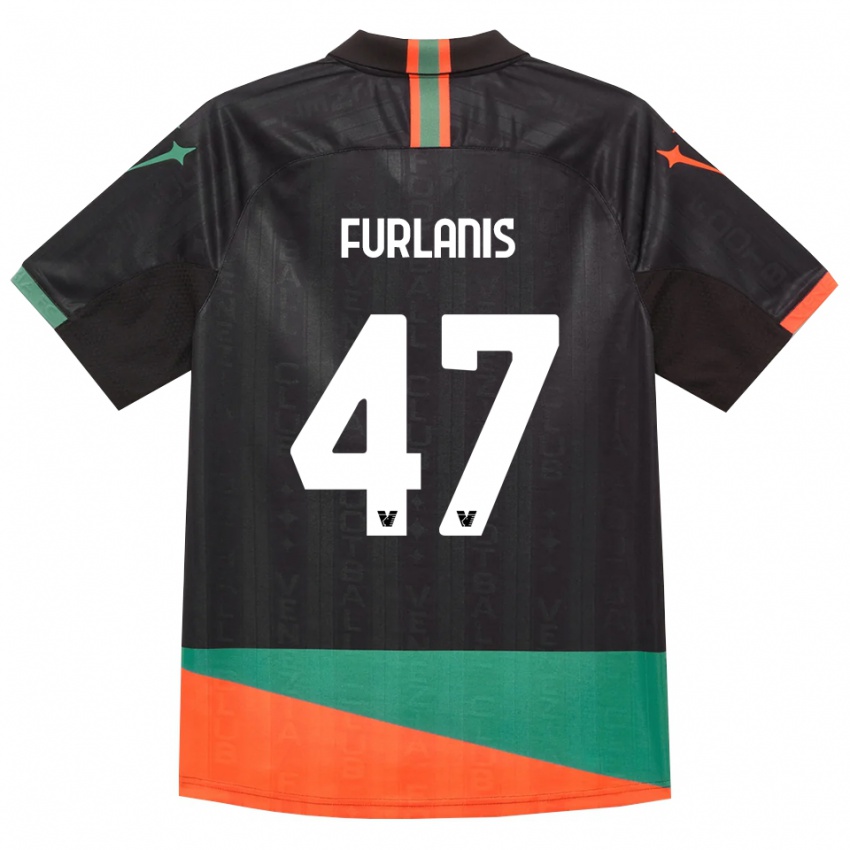 נשים Giorgia Furlanis #47 שחור כתום ירוק ג'רזי ביתית 2026/27 חולצה קצרה