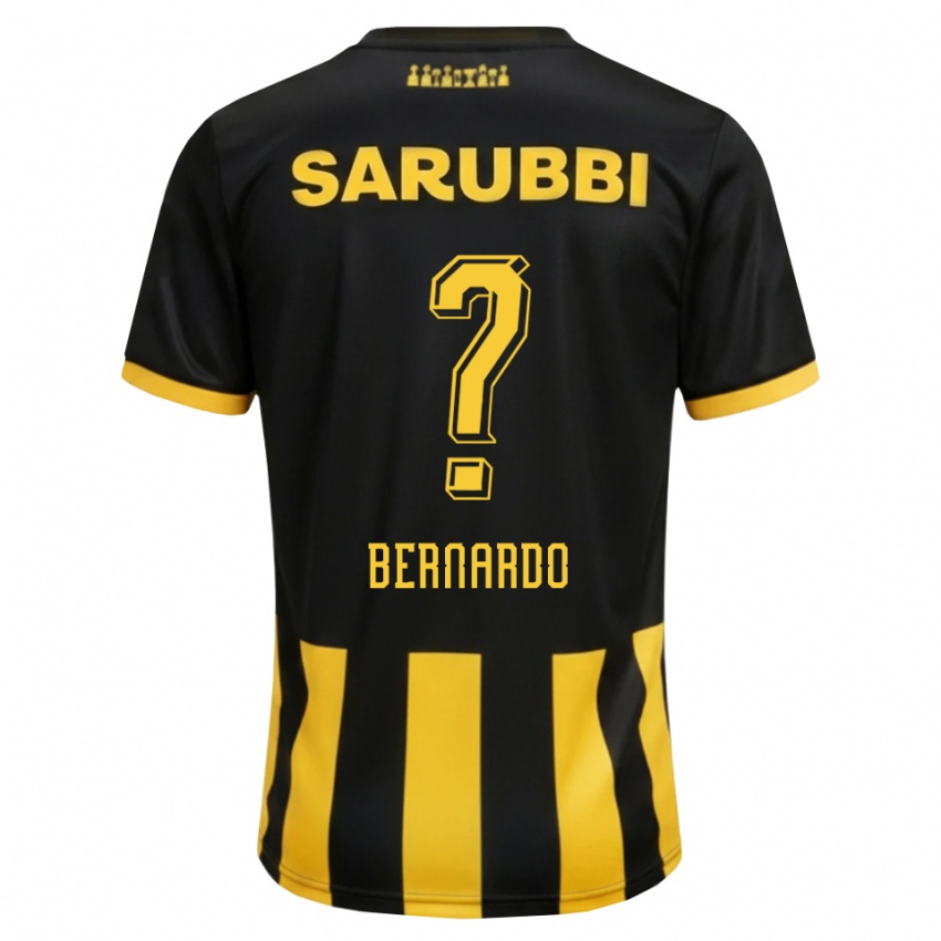 נשים Bernardo #0 שחור צהוב ג'רזי ביתית 2026/27 חולצה קצרה