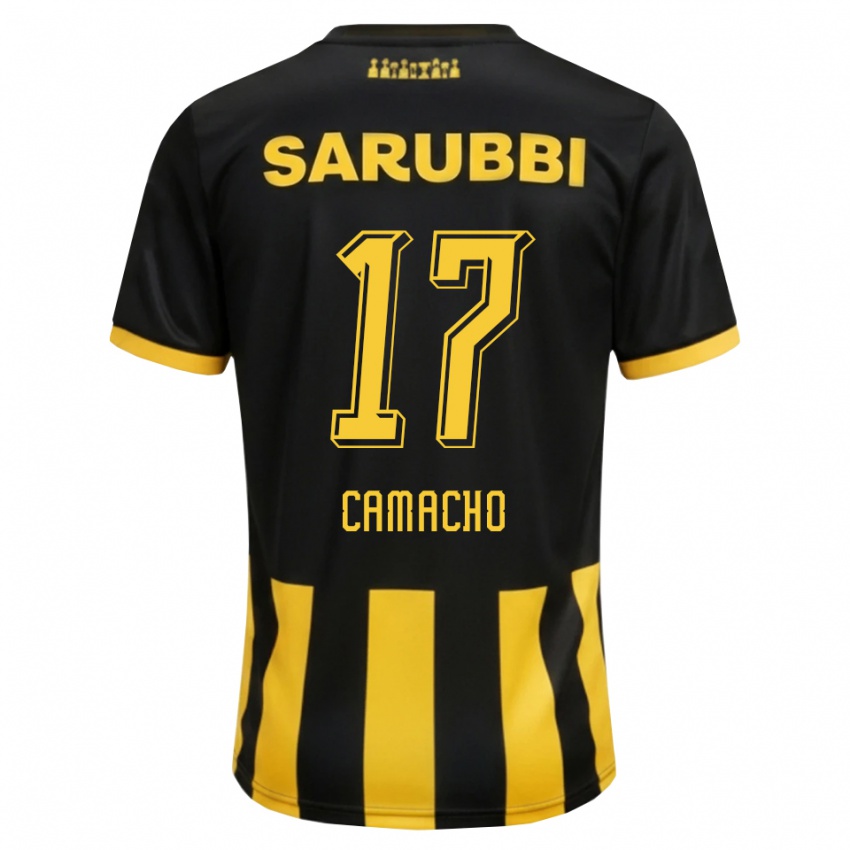 נשים Sebastián Camacho #17 שחור צהוב ג'רזי ביתית 2026/27 חולצה קצרה