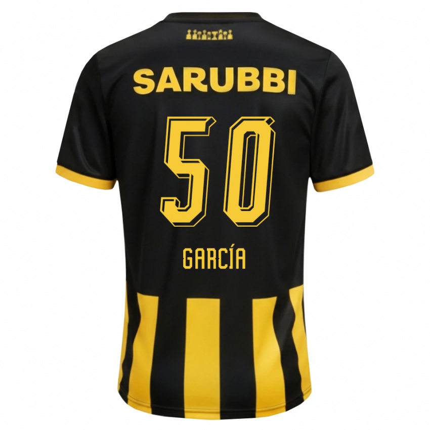 נשים Diego García #50 שחור צהוב ג'רזי ביתית 2026/27 חולצה קצרה