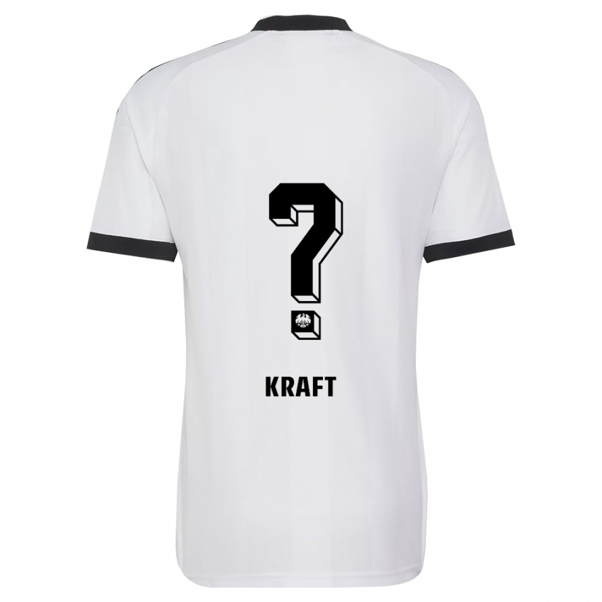נשים Nico Kraft #0 שחור לבן הרחק ג'רזי 2026/27 חולצה קצרה