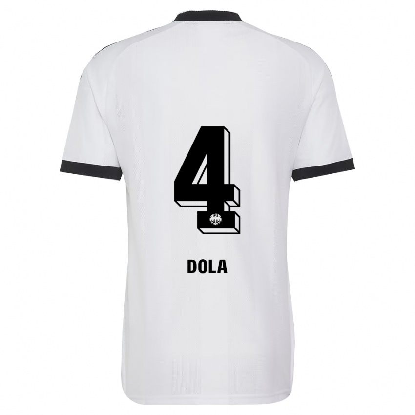 נשים Igor Dola #4 שחור לבן הרחק ג'רזי 2026/27 חולצה קצרה