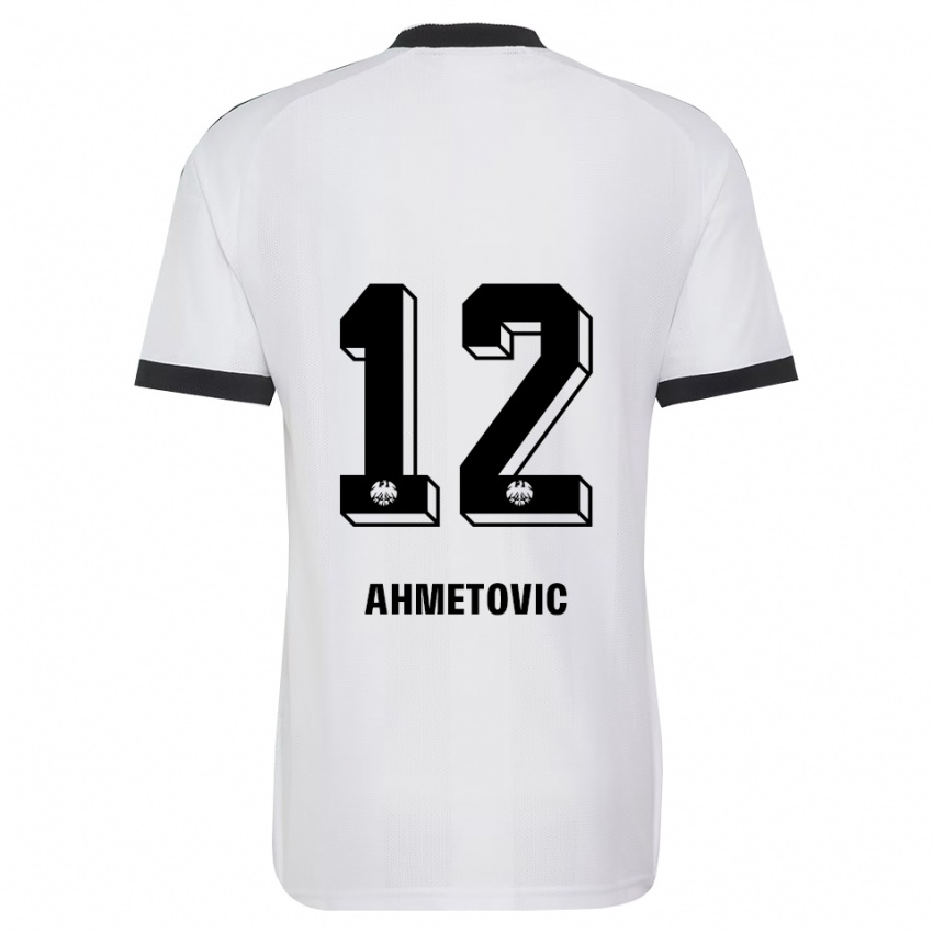 נשים Marco Ahmetovic #12 שחור לבן הרחק ג'רזי 2026/27 חולצה קצרה