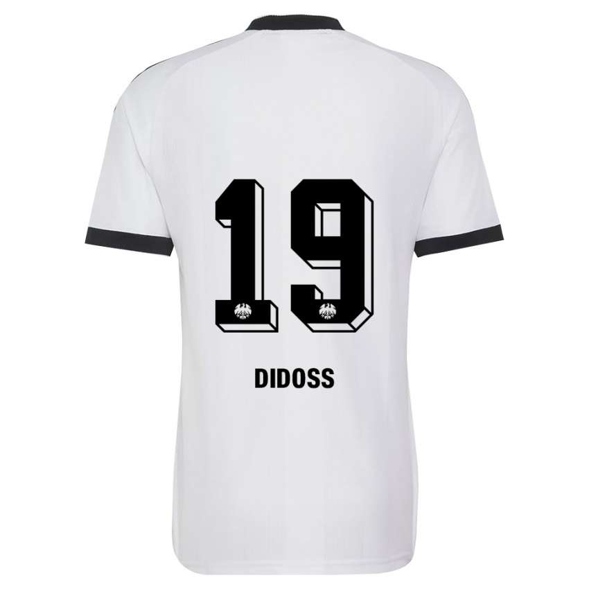 נשים George Didoss #19 שחור לבן הרחק ג'רזי 2026/27 חולצה קצרה
