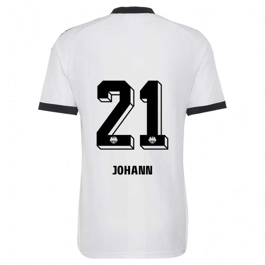 נשים Hannah Johann #21 שחור לבן הרחק ג'רזי 2026/27 חולצה קצרה