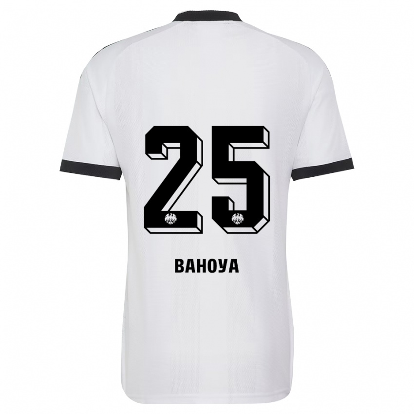 נשים Paul Bahoya #25 שחור לבן הרחק ג'רזי 2026/27 חולצה קצרה