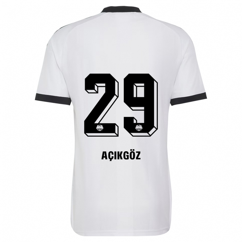 נשים Dilara Açıkgöz #29 שחור לבן הרחק ג'רזי 2026/27 חולצה קצרה