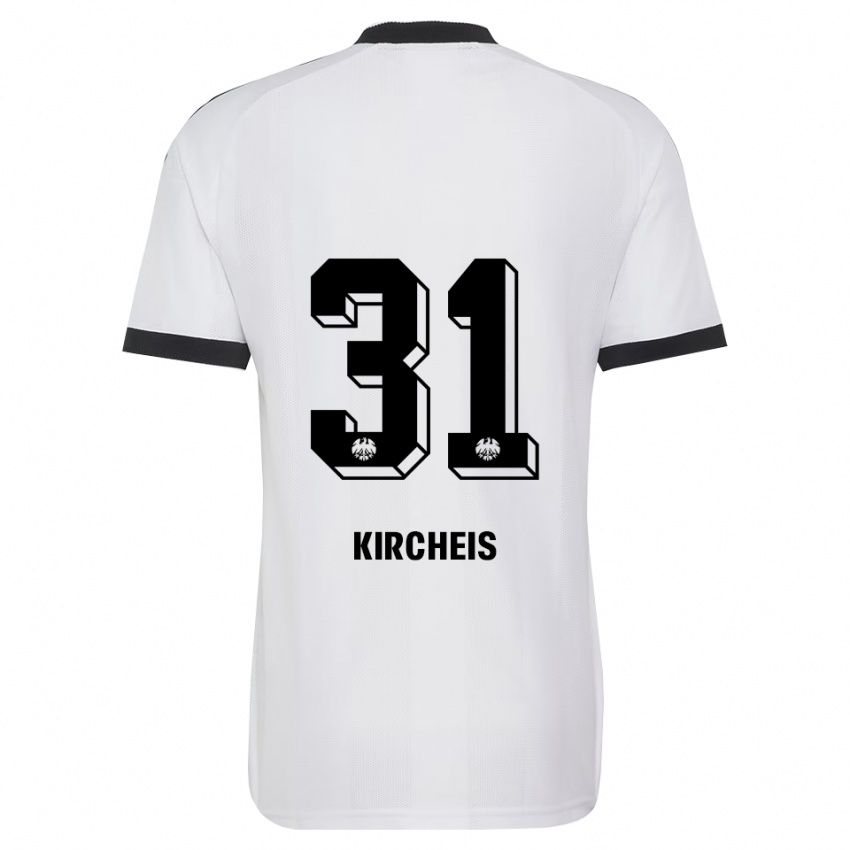 נשים Ole Kircheis #31 שחור לבן הרחק ג'רזי 2026/27 חולצה קצרה
