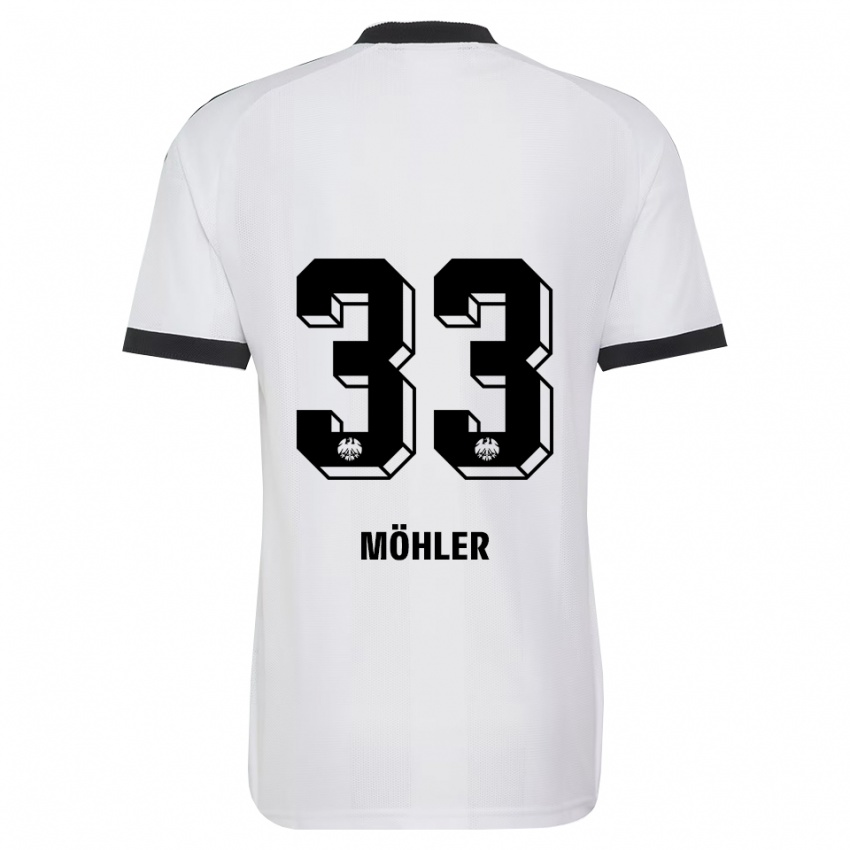 נשים Emil Möhler #33 שחור לבן הרחק ג'רזי 2026/27 חולצה קצרה