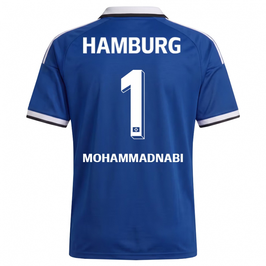 נשים Benjamin Mohammadnabi #1 לבן כחול הרחק ג'רזי 2026/27 חולצה קצרה
