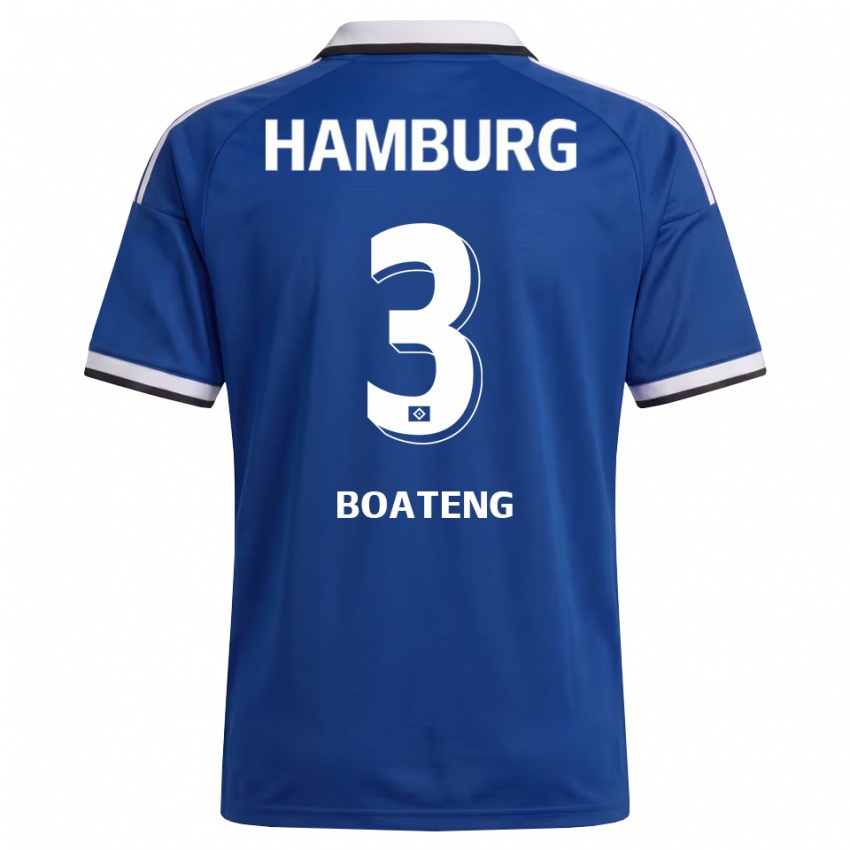 נשים Enock Boateng #3 לבן כחול הרחק ג'רזי 2026/27 חולצה קצרה