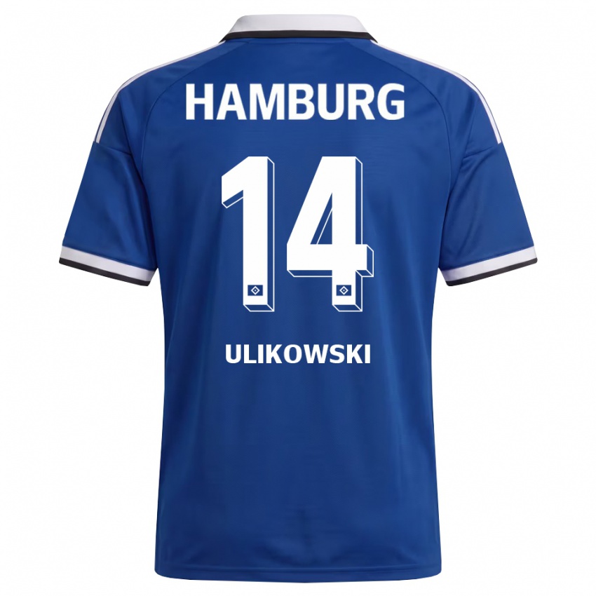 נשים Felix Ulikowski #14 לבן כחול הרחק ג'רזי 2026/27 חולצה קצרה