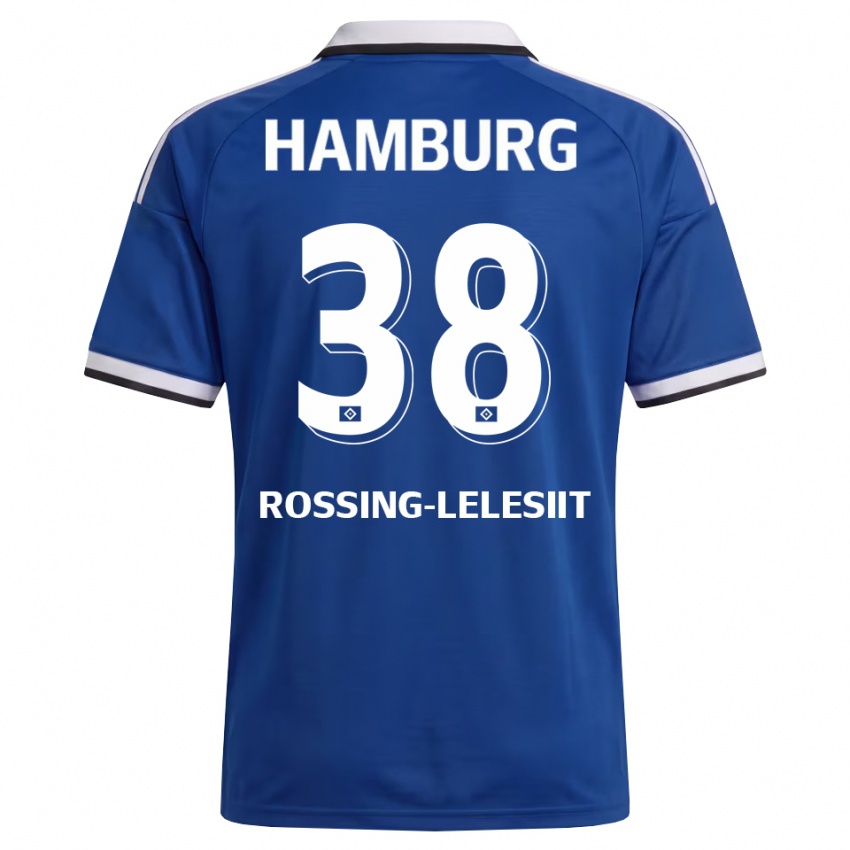 נשים Alexander Røssing-Lelesiit #38 לבן כחול הרחק ג'רזי 2026/27 חולצה קצרה