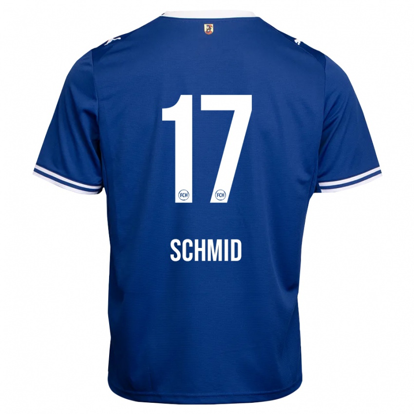 נשים Florent Schmid #17 כחול מלכותי לבן הרחק ג'רזי 2026/27 חולצה קצרה
