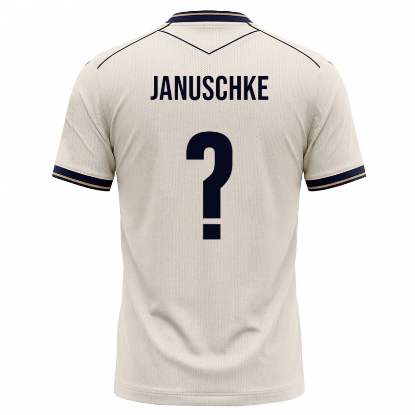 נשים Tim Januschke #0 לבן מבריק כחול דיו הרחק ג'רזי 2026/27 חולצה קצרה