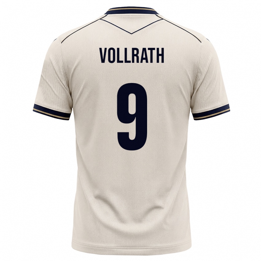 נשים Lucas Vollrath #9 לבן מבריק כחול דיו הרחק ג'רזי 2026/27 חולצה קצרה