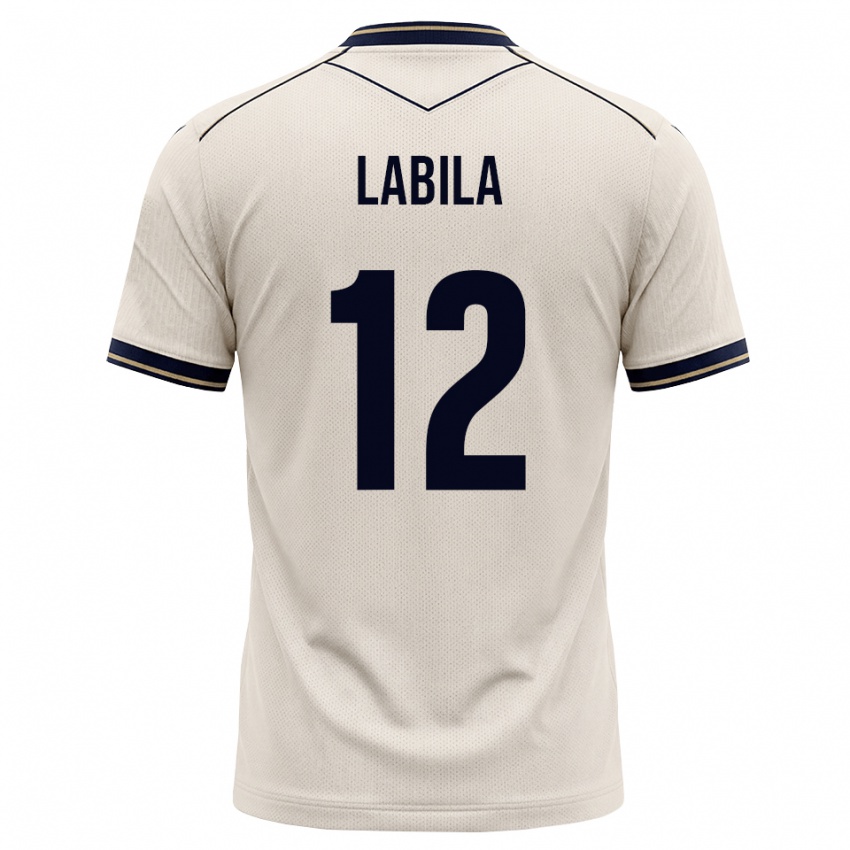 נשים Daniel Labila #12 לבן מבריק כחול דיו הרחק ג'רזי 2026/27 חולצה קצרה