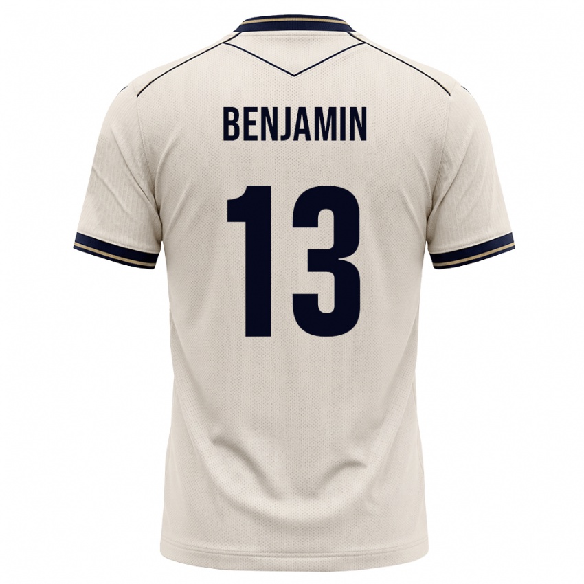 נשים Precious Benjamin #13 לבן מבריק כחול דיו הרחק ג'רזי 2026/27 חולצה קצרה