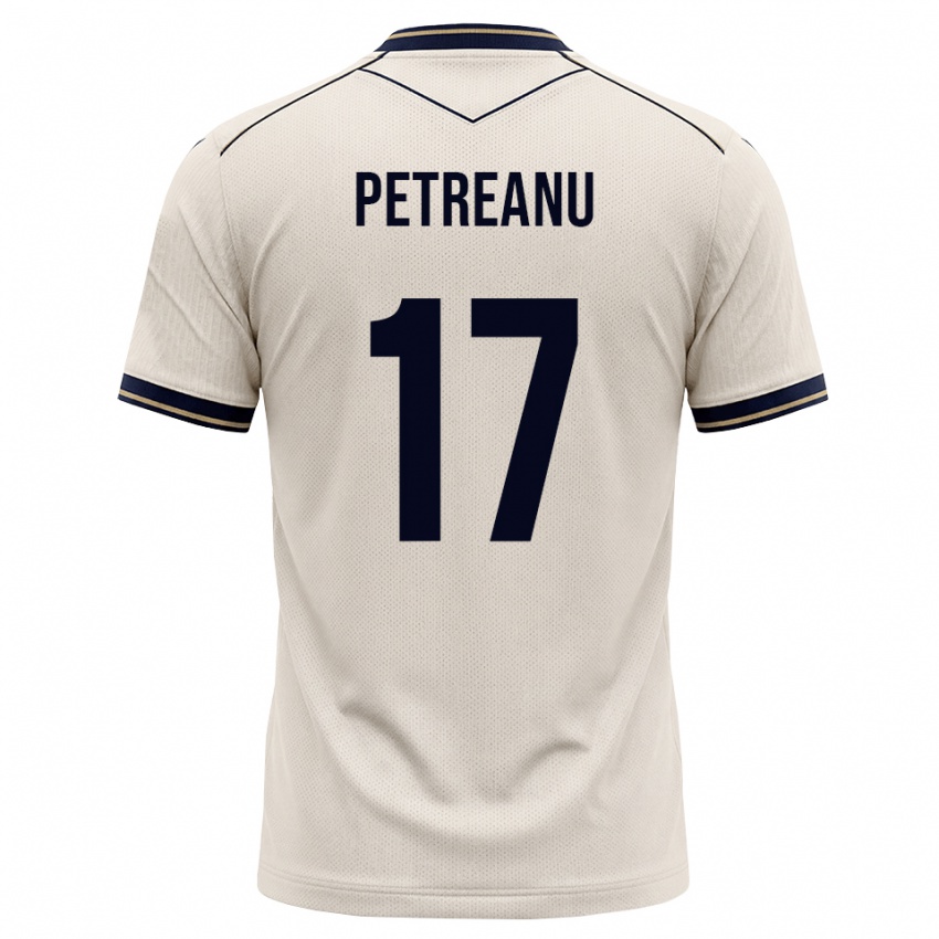 נשים Vlad Petreanu #17 לבן מבריק כחול דיו הרחק ג'רזי 2026/27 חולצה קצרה