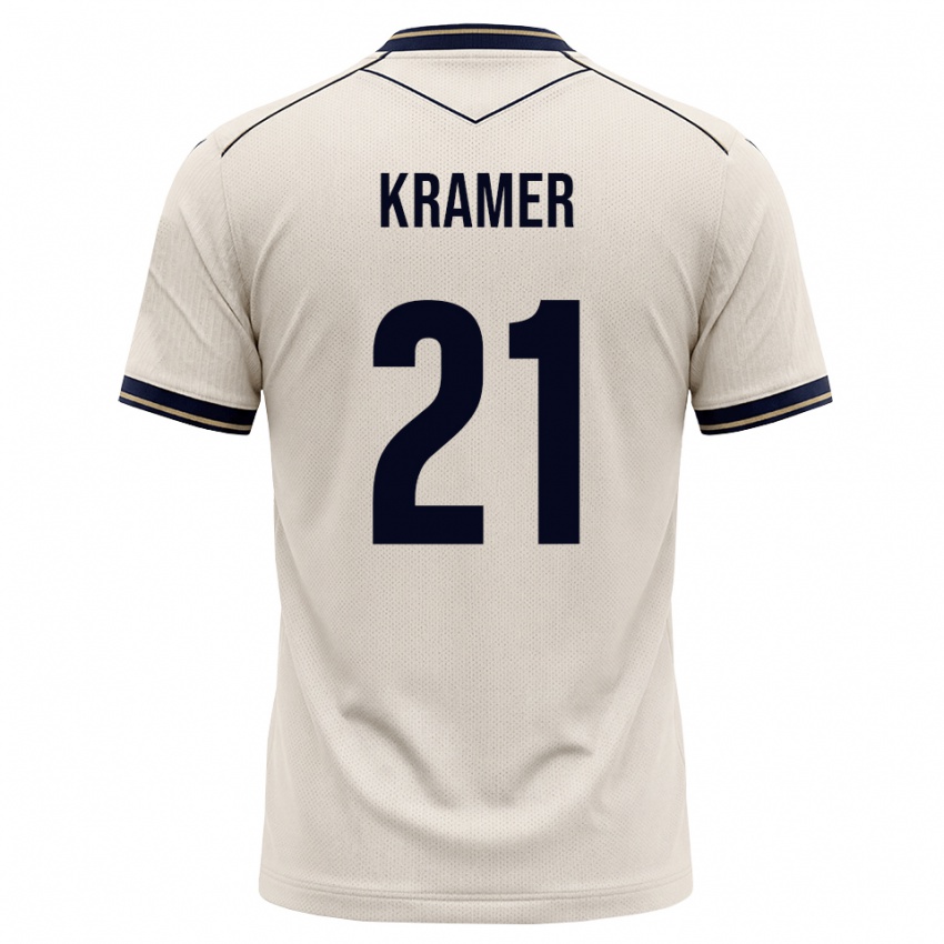 נשים Emil Kramer #21 לבן מבריק כחול דיו הרחק ג'רזי 2026/27 חולצה קצרה