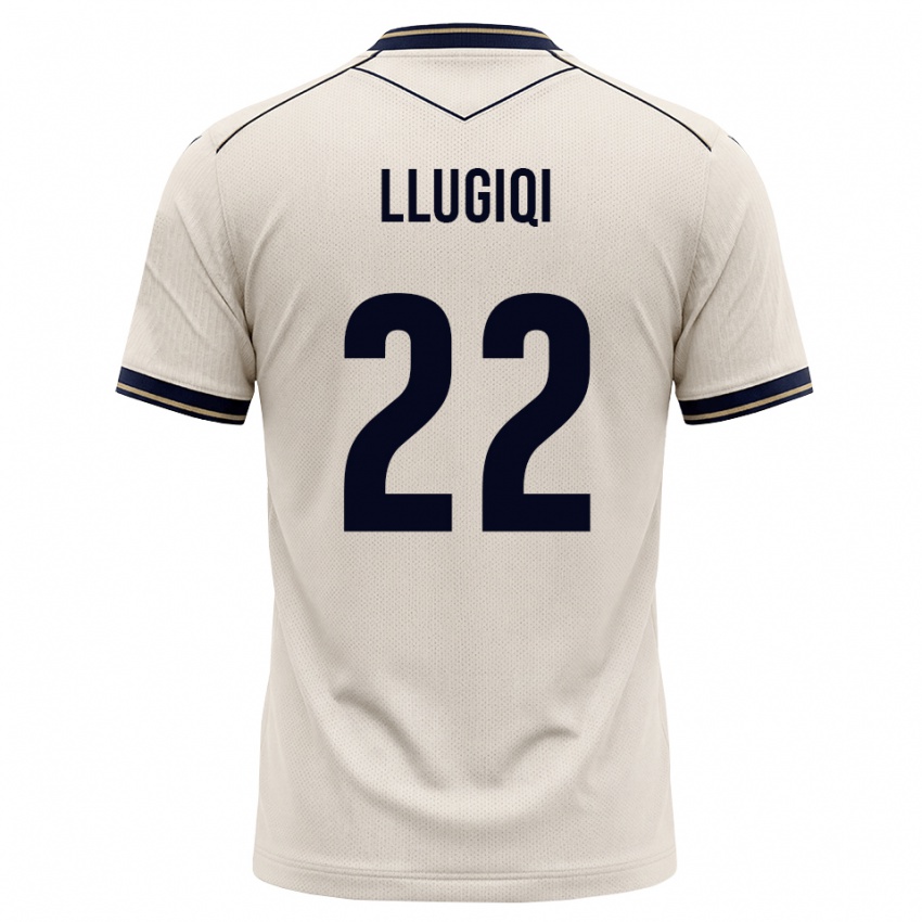 נשים Arian Llugiqi #22 לבן מבריק כחול דיו הרחק ג'רזי 2026/27 חולצה קצרה