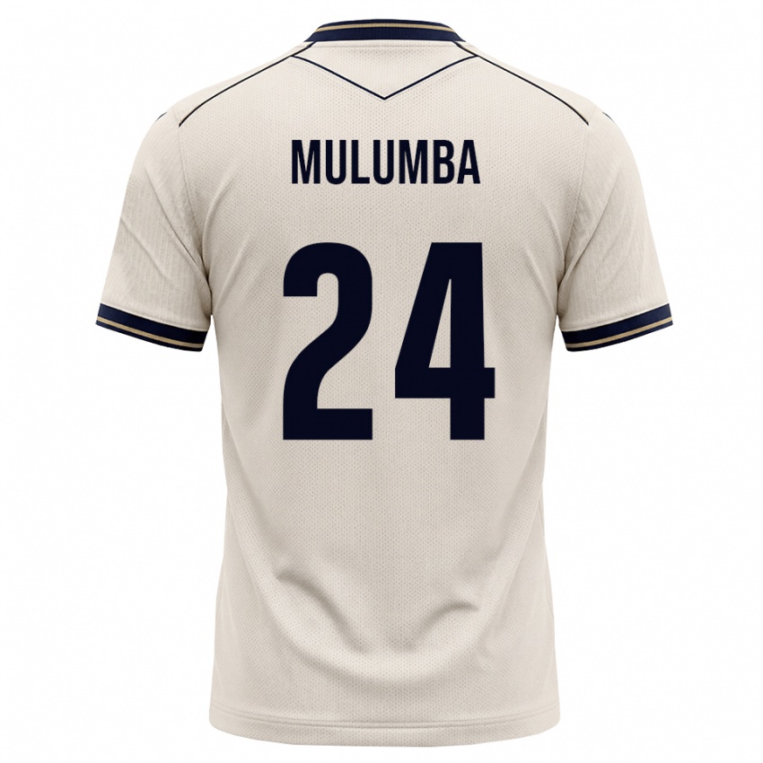 נשים David Mulumba #24 לבן מבריק כחול דיו הרחק ג'רזי 2026/27 חולצה קצרה