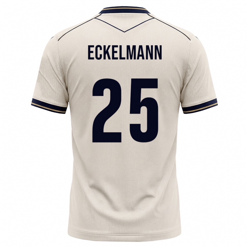 נשים Henri Eckelmann #25 לבן מבריק כחול דיו הרחק ג'רזי 2026/27 חולצה קצרה
