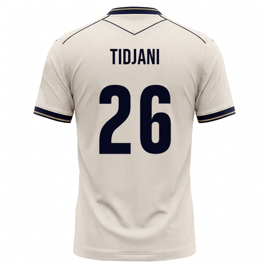 נשים Nouh Tidjani #26 לבן מבריק כחול דיו הרחק ג'רזי 2026/27 חולצה קצרה